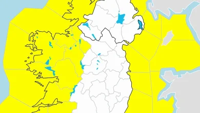 Rainfall warning for Cork and Kerry upgraded to status orange