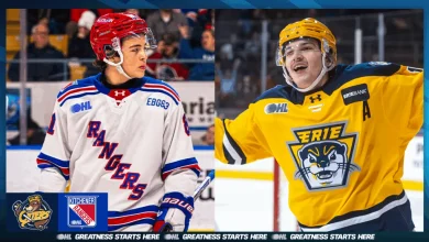 Rangers acquire overage forward Dylan Edwards from Otters in exchange for former first-rounder Headrick