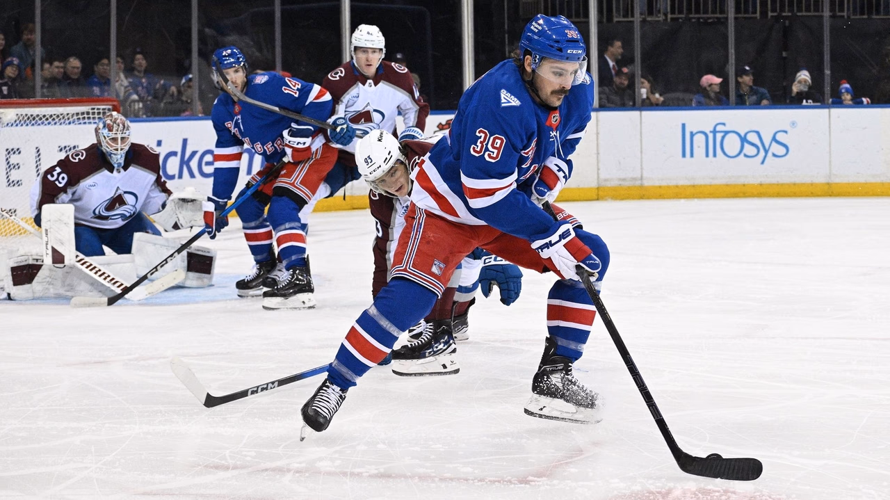 Rangers take Avalanche into overtime before falling on Nate McKinnon's goal