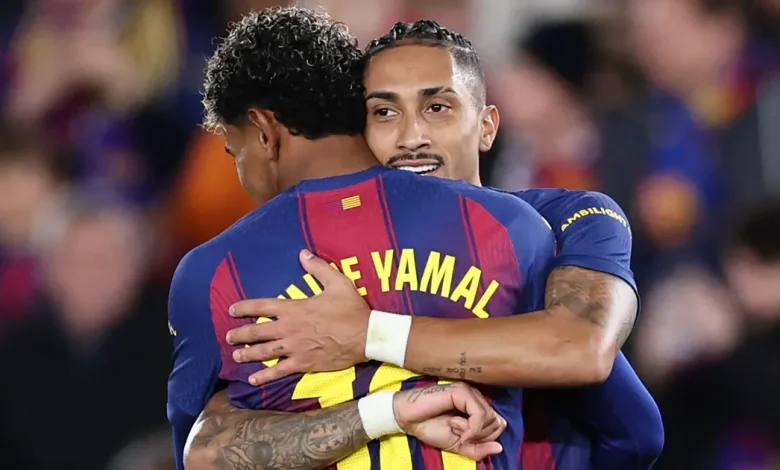 Raphinha scores two goals as Barcelona defeat Osasuna in La Liga