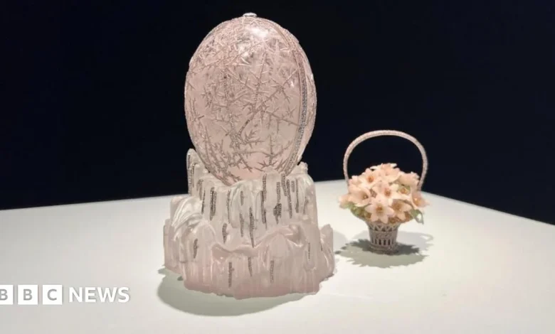 Rare Fabergé egg fetches record £22.9m at London auction