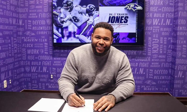 Ravens Reach Three-Year Contract Extension With Travis Jones