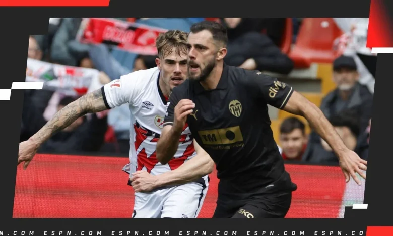 Rayo Vallecano y Valencia buscan despegarse del fondo de la tabla