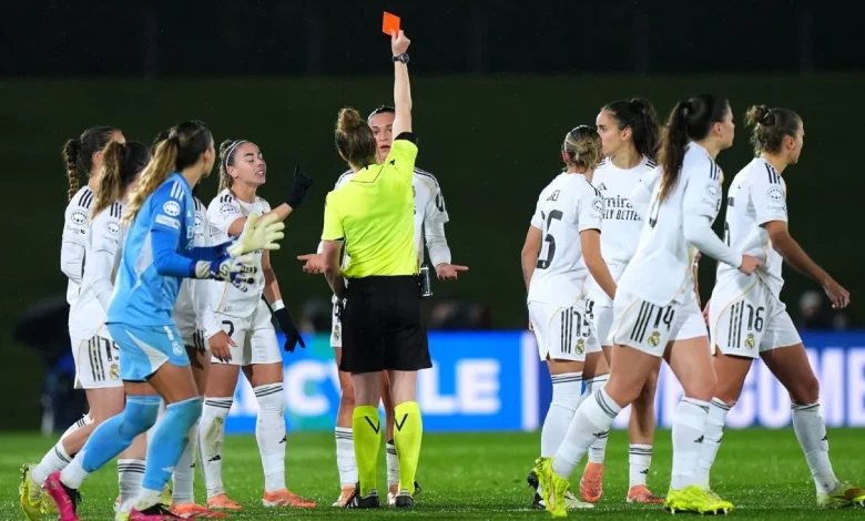 Real Madrid beat Wolfsburg in Women's Champions League despite two red cards