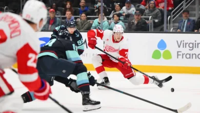 Red Wings Look To Extend Point Streak in Road Test vs. Slumping Kraken