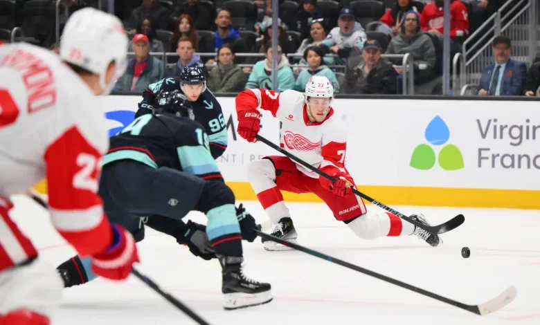 Red Wings Look To Extend Point Streak in Road Test vs. Slumping Kraken