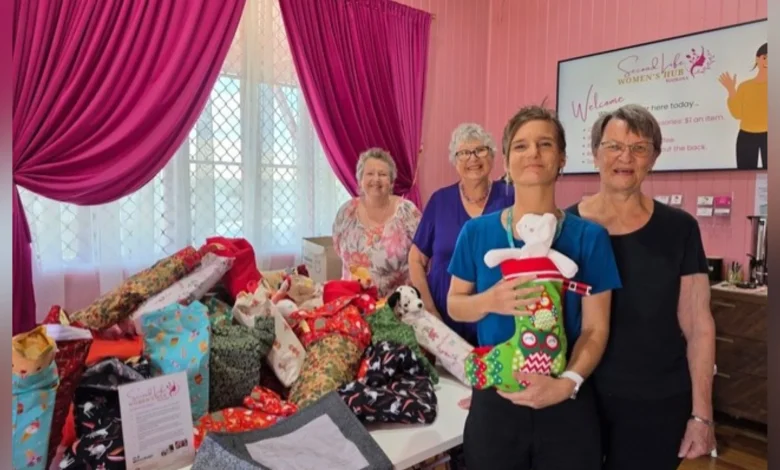 Retirees and newborns string together in joy for Christmas in Hervey Bay
