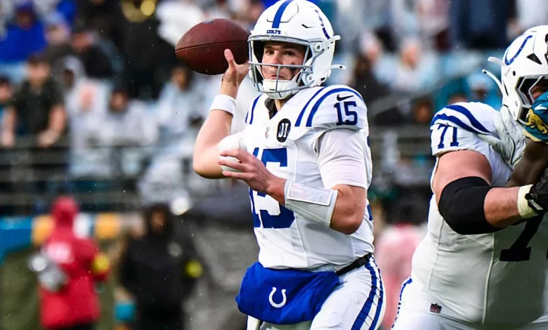 Riley Leonard has knee injury, Colts hopeful QB can play vs. Seahawks; Anthony Richardson Sr. will not be activated from injured reserve for Week 15