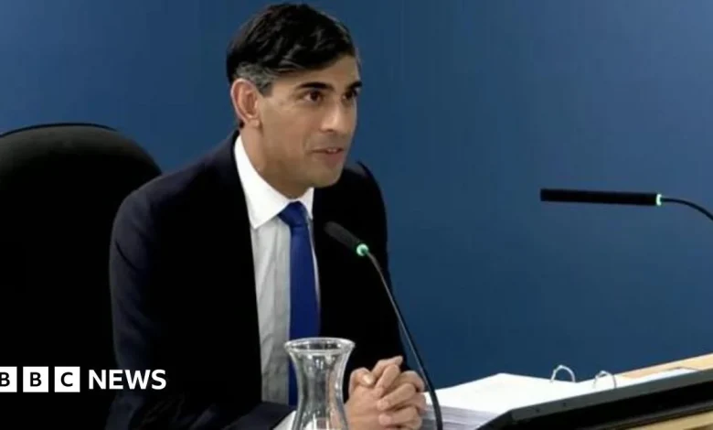 Rishi Sunak facing questions at Covid inquiry - watch live