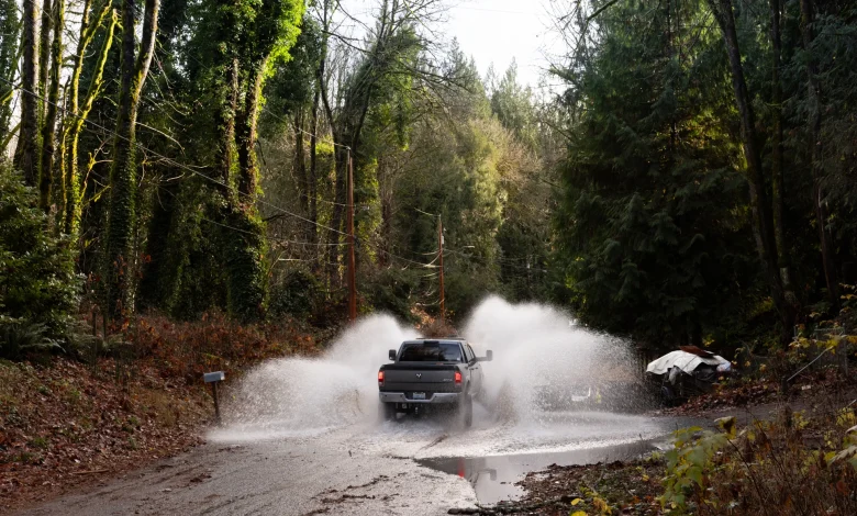 Road conditions, closures due to flooding in Whatcom, Skagit