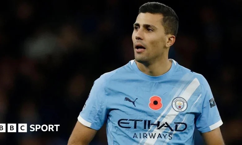 Rodri: Man City midfielder 'suffering' and 'struggling' after injury setback