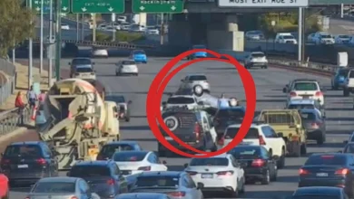 Rollover on Perth freeway causes peak-hour traffic turmoil