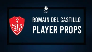 Romain Del Castillo vs. AS Monaco – Player props & odds to score a goal on December 5