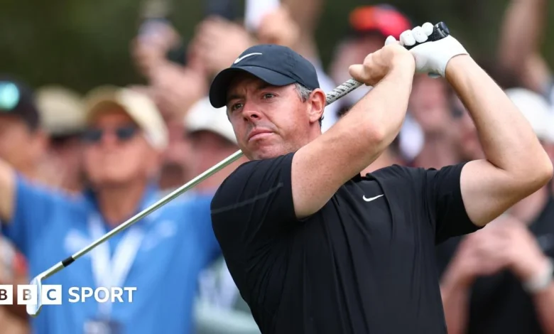 Rory McIlroy: Masters champion nine shots off lead in Australian Open