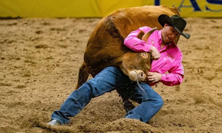 Round 5 of NFR Brings Fiery Steer Wrestling Action and Standings Shake‑Up