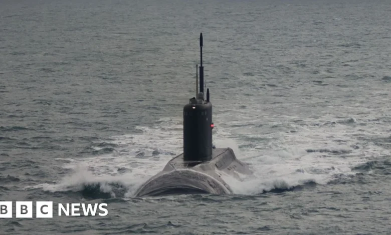 Royal Navy shadows Russian submarine through English Channel