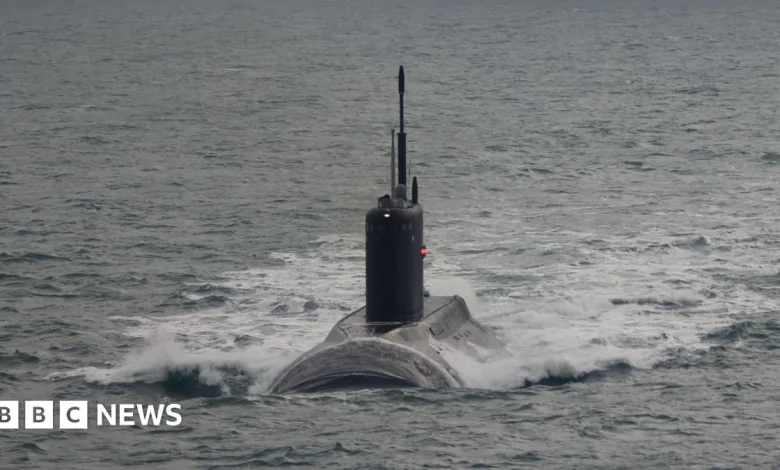 Royal Navy shadows Russian submarine through English Channel