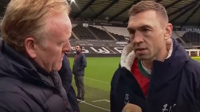 Rugby legend Kevin Sinfield arrives in Welsh city for very special cause