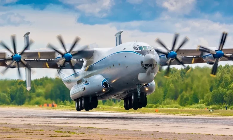 Russian Antonov An-22 transporter crashes with 7 crew on board