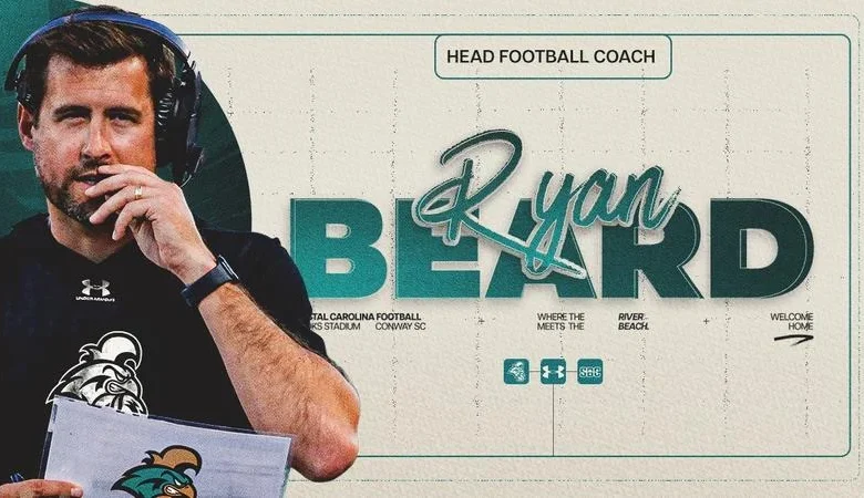 Ryan Beard Named Head Coach of Coastal Carolina Football