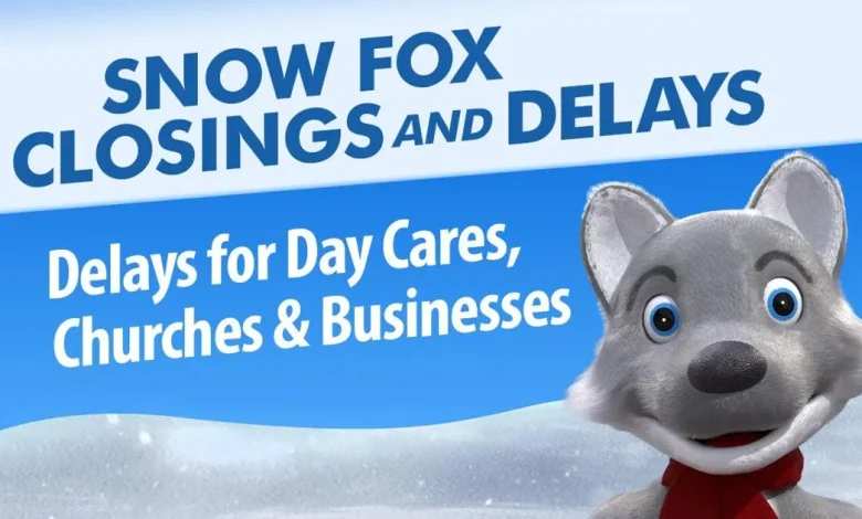 SNOW FOX | Business, childcare and church closings/delays for Monday, Dec. 15, 2025