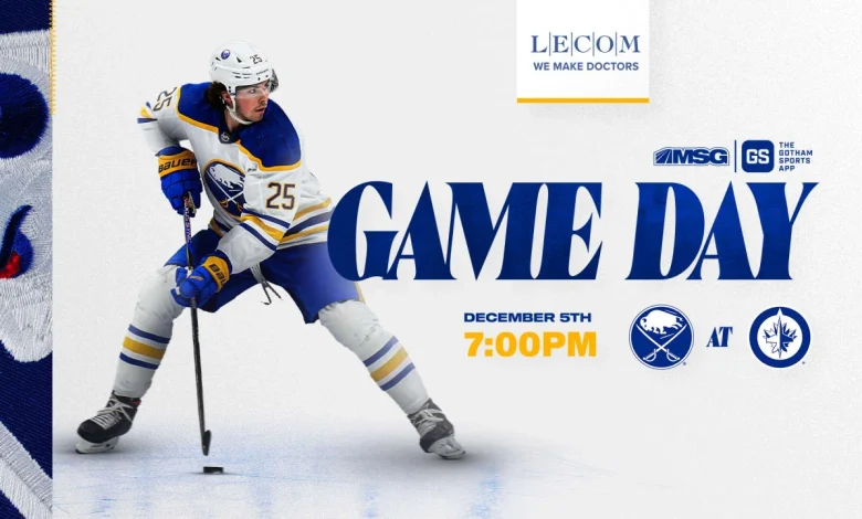 Sabres at Jets | How to watch, lineup notes, and storylines