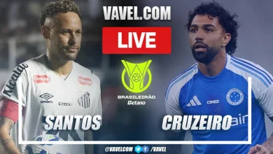 Santos vs Cruzeiro LIVE Score Updates in Brazilian Championship Match