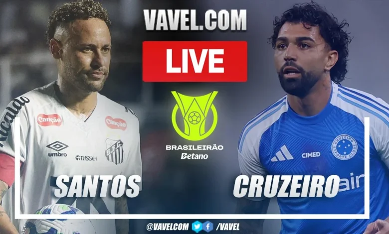 Santos vs Cruzeiro LIVE Score Updates in Brazilian Championship Match