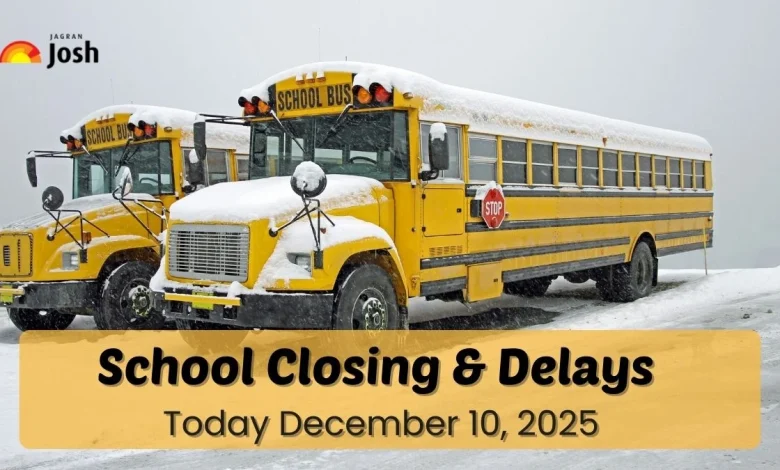 School Closing and Delays Today (December 10, 2025): Full List of Affected US Districts