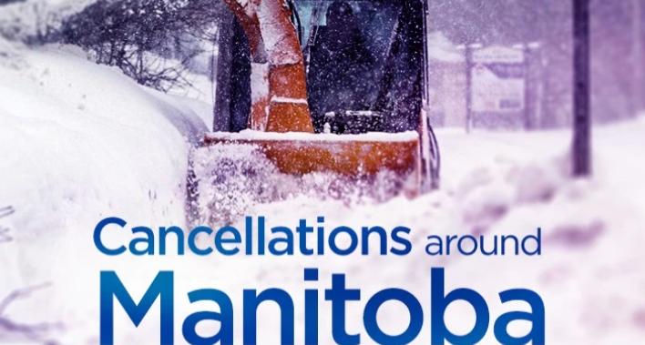 School and other cancellations around southern Manitoba on Thursday