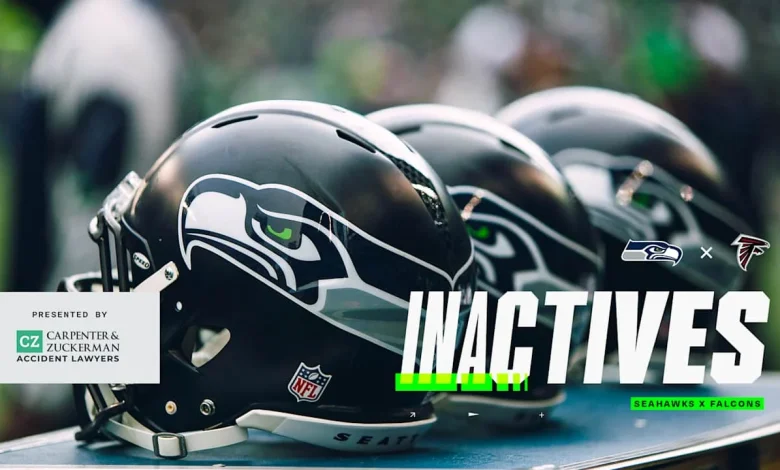 Seahawks at Falcons Week 14 Inactives