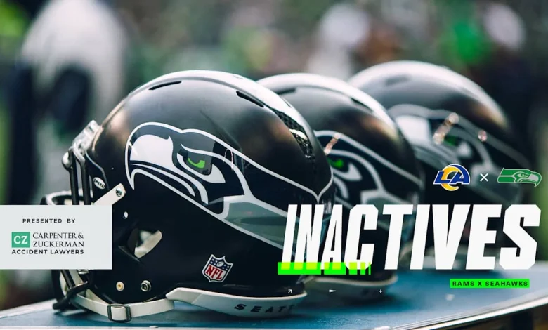 Seahawks vs. Rams Week 16 Inactives