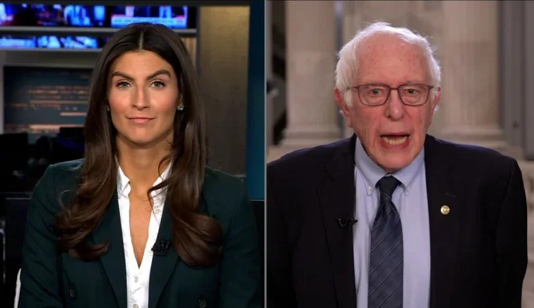 Sen. Sanders: "God help us" if Trump grades himself an "A+++++" on economy