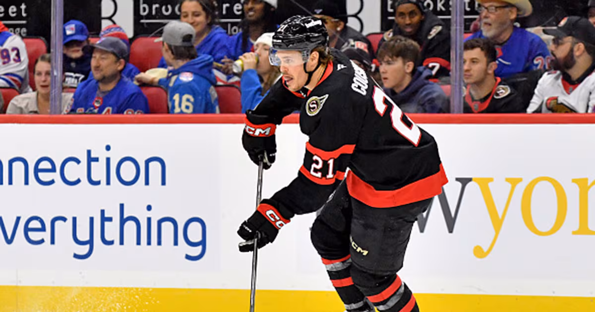 Senators' Cousins proud of his lineup versatility, focused on helping spark Stützle