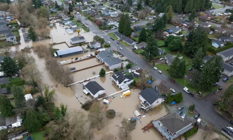 Severe Winds Compound Washington Flood Disaster