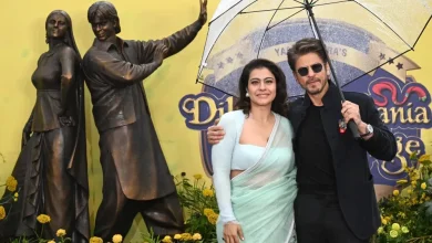 Shah Rukh Khan, Kajol Unveil 'DDLJ' Bronze Statue in London
