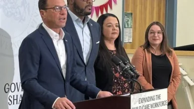 Shapiro visits Verona to tout $25M in funding for child care workers