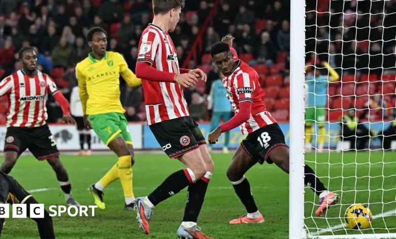 Sheffield United 1-1 Norwich City: Soumare's own goal gives Canaries point
