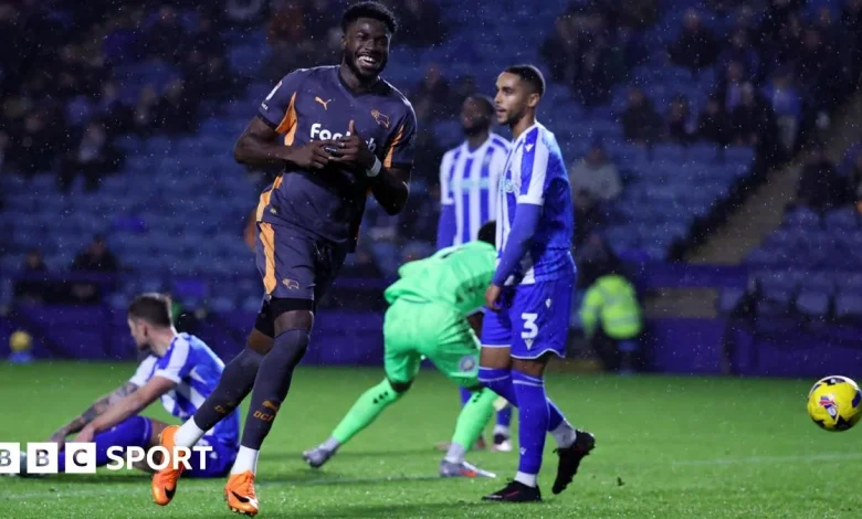 Sheffield Wednesday 0-3 Derby County: Agyemang double in Derby win