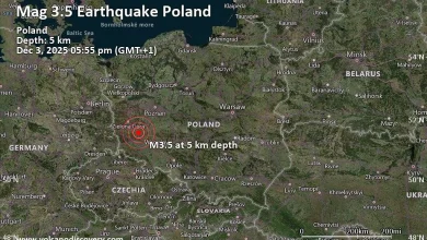 Small Earthquake of Magnitude 3.5 Just Reported 10 km Southwest of Glogow, Poland