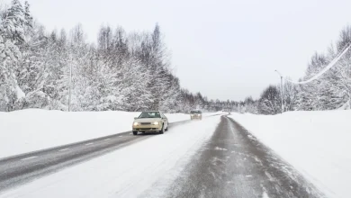 Snow and blowing snow impact travel this morning