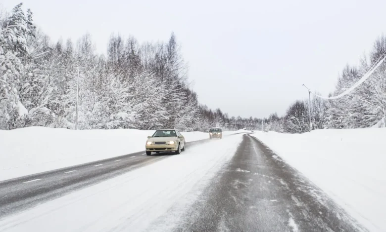 Snow and blowing snow impact travel this morning