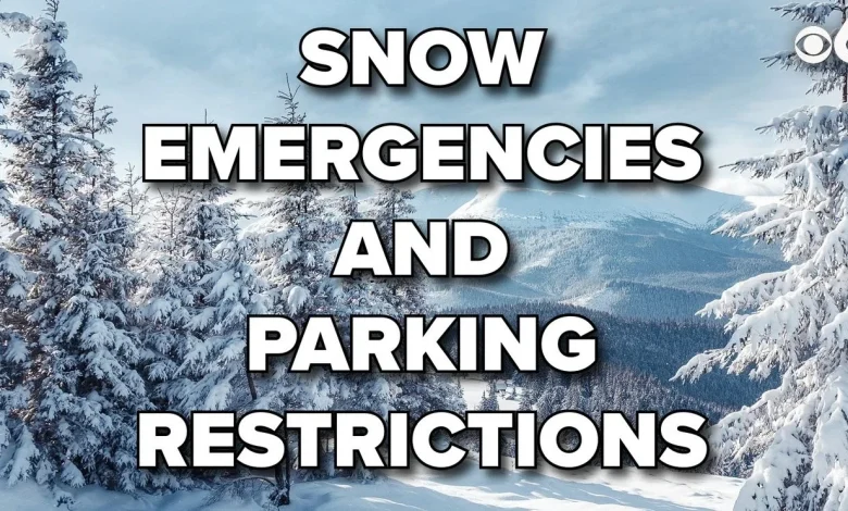 Snow emergencies, parking restrictions in the Capital Region