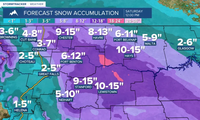 Snowy and frigid to end the week
