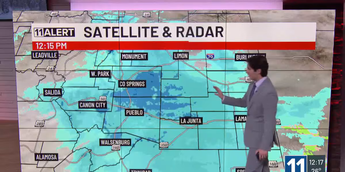 Snowy today, but drying out overnight