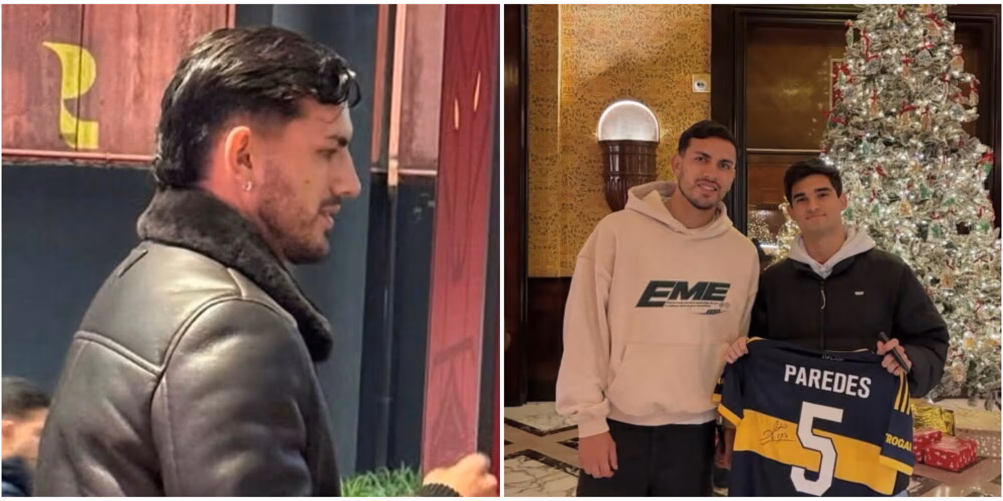 Sorpresa all'Olimpico: a fare il tifo per la Roma c'è Paredes