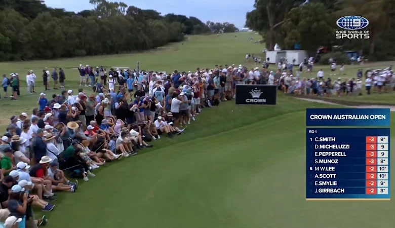 Spectator crowd assist aids Smylie
