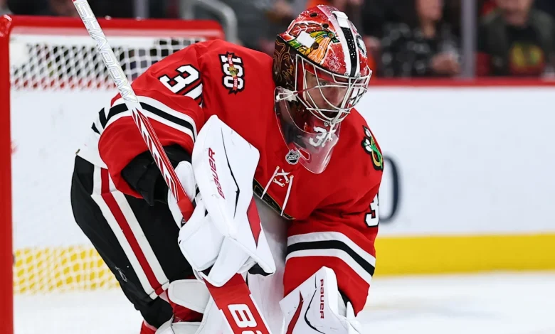 Spencer Knight's latest milestone has only happened four times in modern Blackhawks' history