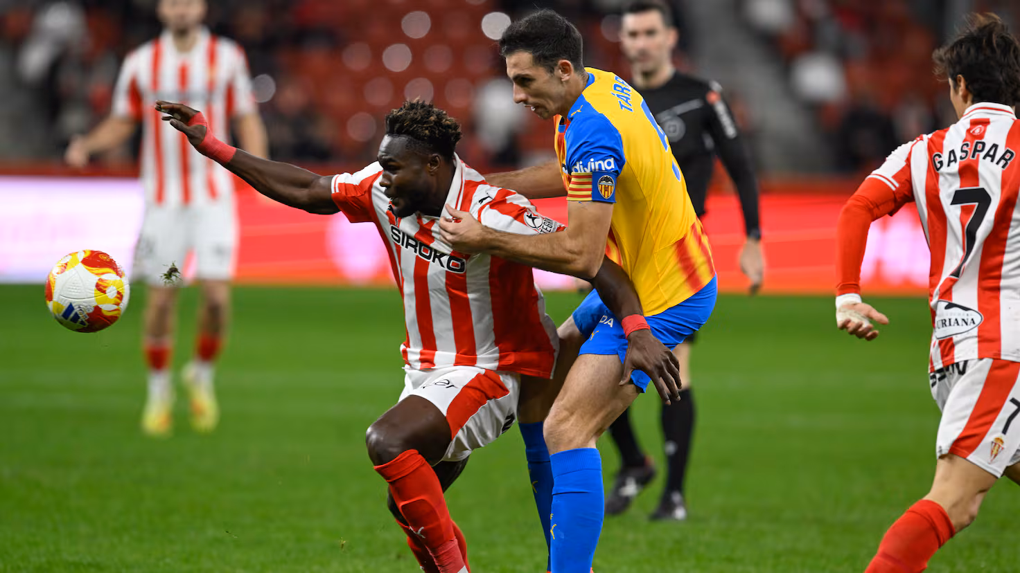 Sporting - Valencia hoy en directo: última hora de la Copa del Rey en vivo