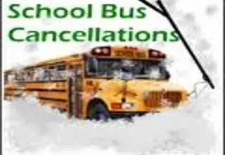Squall watch cancels school bus service